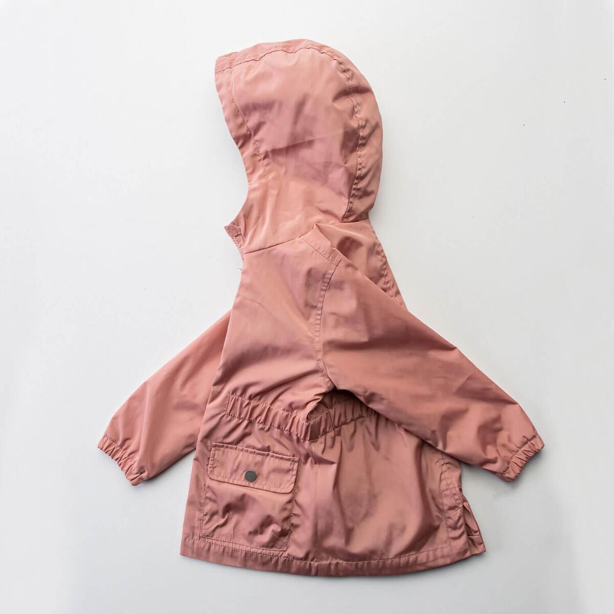 Midimod Yağmurluk Ponponlu Pembe