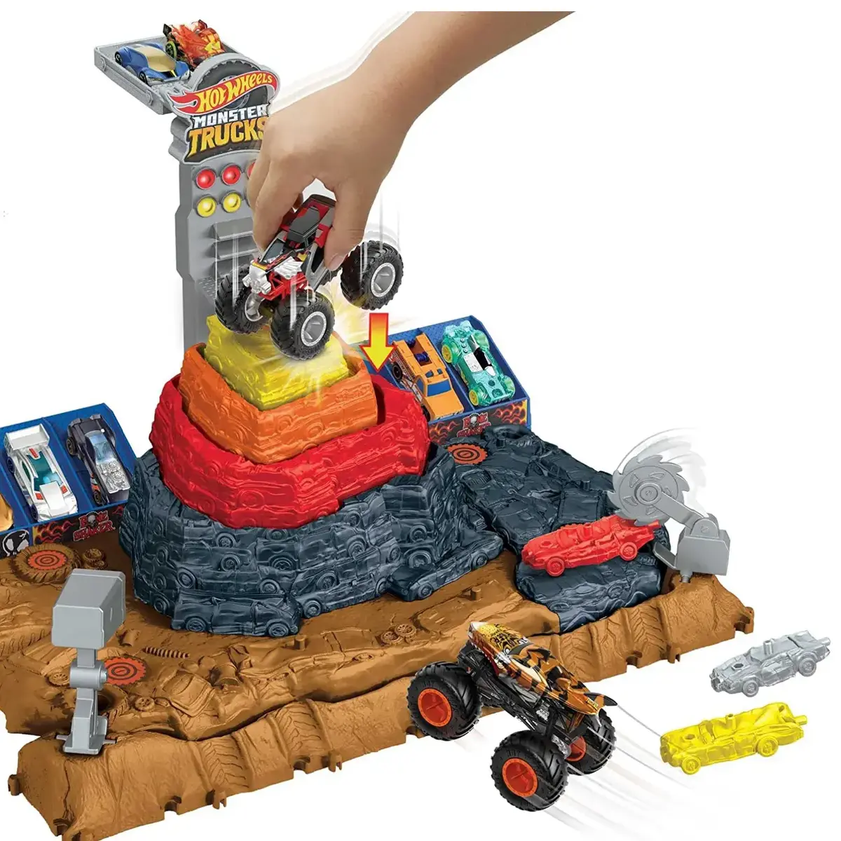 Hot Wheels Monster Trucks Muhteşem Çarpışma Arenası