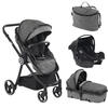 Duux Gator Travel Sistem Bebek Arabası Black