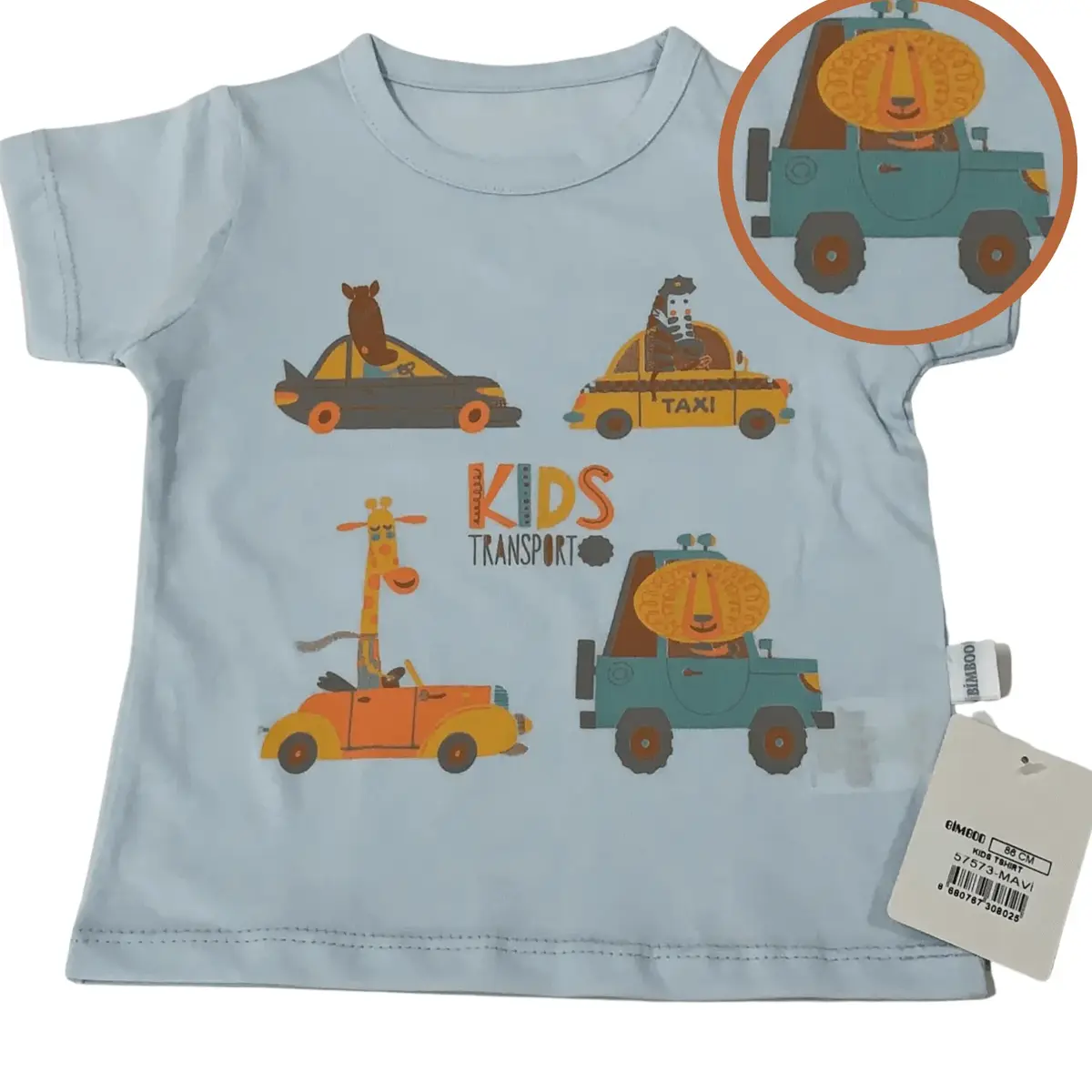 Bibaby T-Shirt Bimboo Kids Mavi