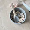 OiOi Mama Kaşığı 2li Aqua Green - Powder Grey