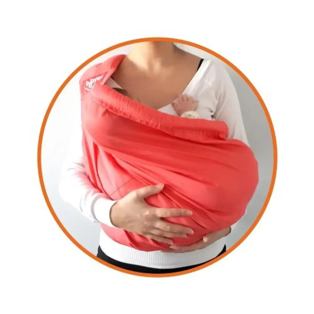 Babyes Sling Yan Taşıma Krem