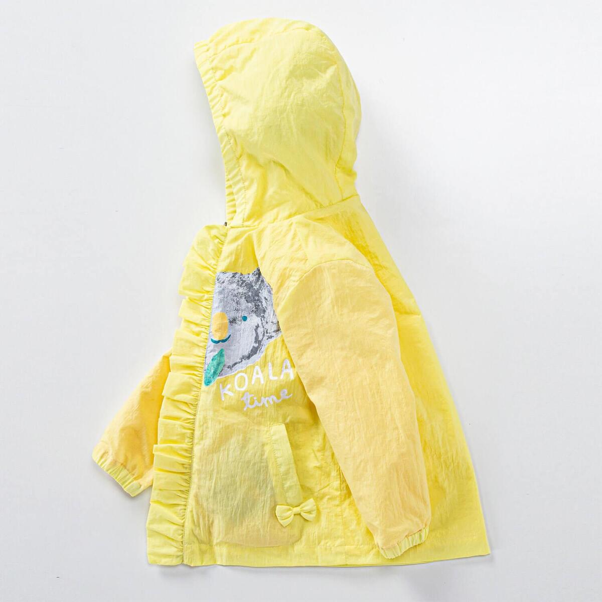 Midimod Yağmurluk Koala Baskılı Sarı
