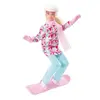 Barbie  Snowboard Sporcusu Bebek