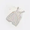 Bibaby Salopet Tulum Stripe Sytle Bej - Mavi