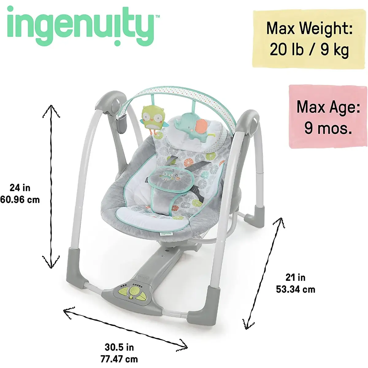 Ingenuity Swing & Go Taşınabilir Salıncak