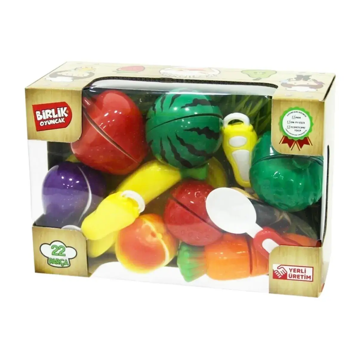 Kesilebilen Sebze-Meyve Seti 22 Parça