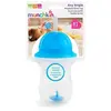 Munchkin Tıklama Kilitli Uçlu Pipetli Alıştırma Bardağı 296 ml Mavi