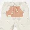 Bibaby Organik Pantolon Patikli Teach Me Kırmızı - Kahverengi - Mint