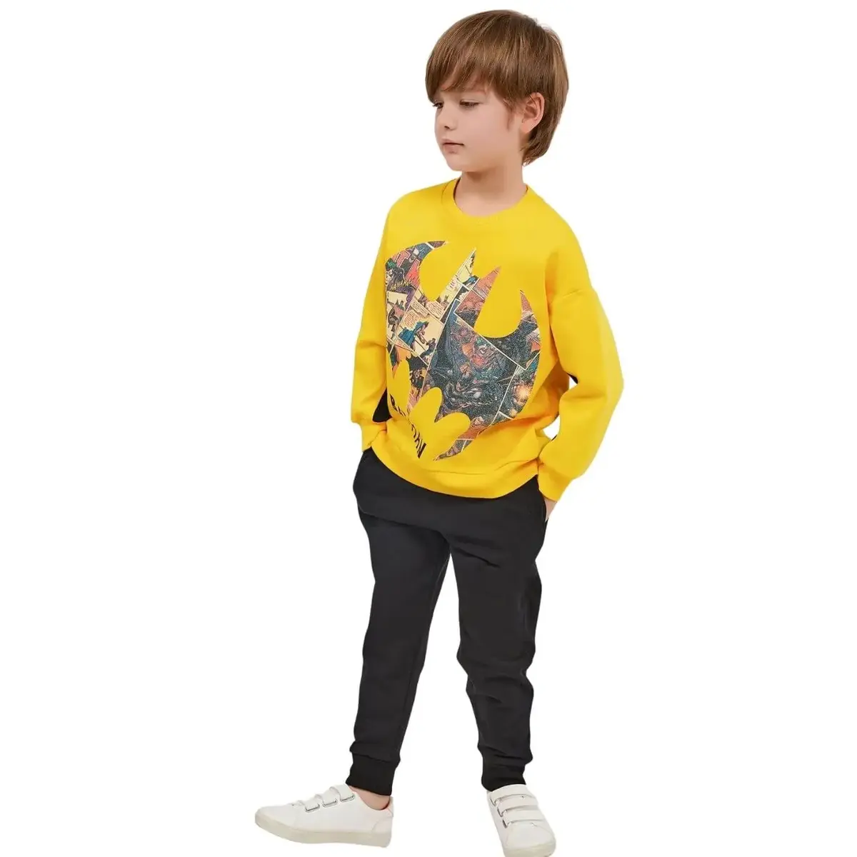 Batman Eşofman Takımı Sarı Batman Eşofman Takımı Sarı