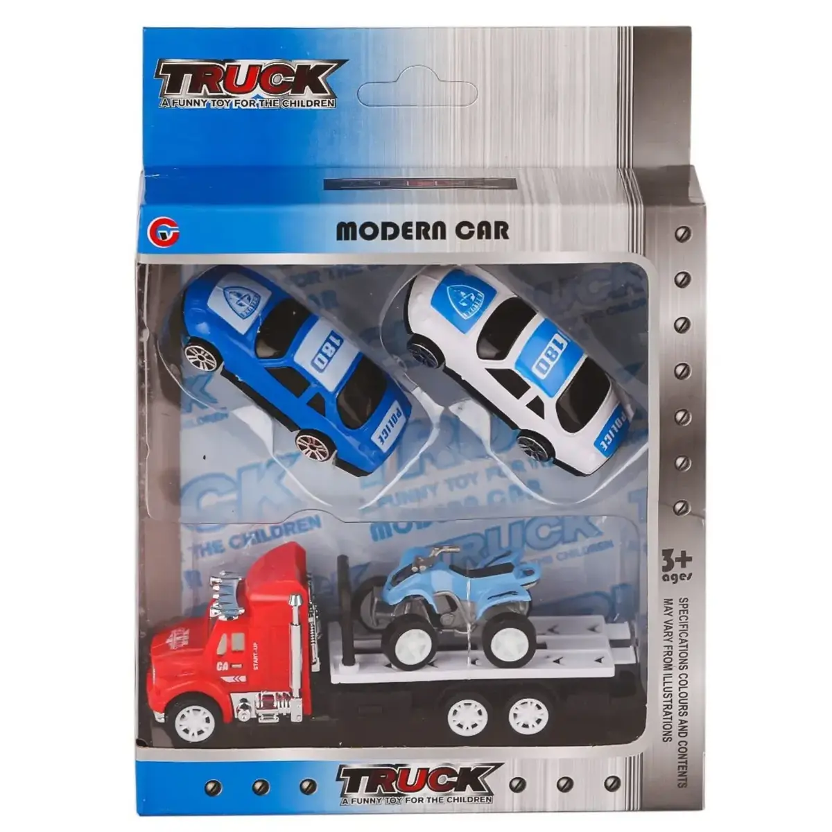 Motorlu Romorklu Tır Seti 2 Araçlı 