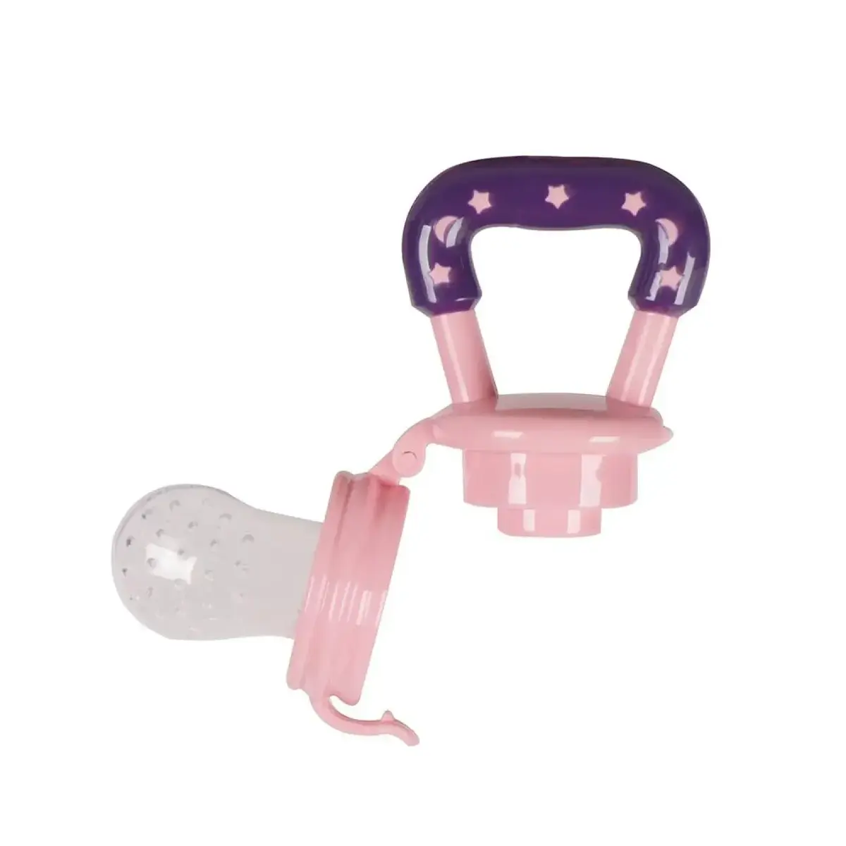 Sevi Bebe Silikon Meyve Emziği ve Diş Kaşıyıcı Pembe