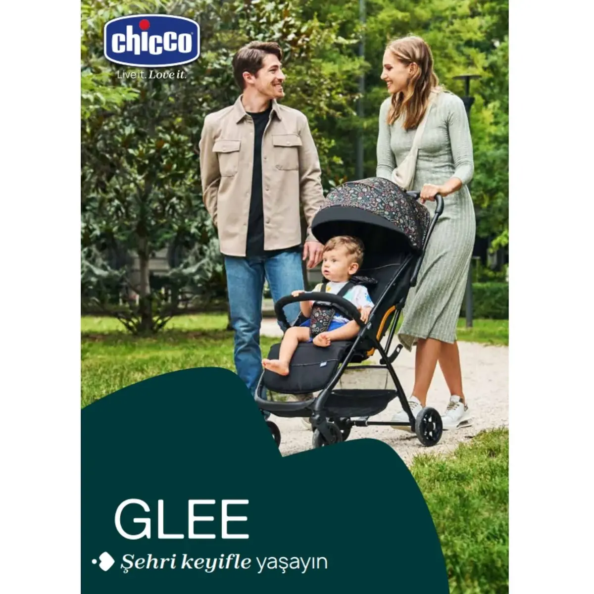 Chicco Glee Kabin Bebek Arabası Playful Black
