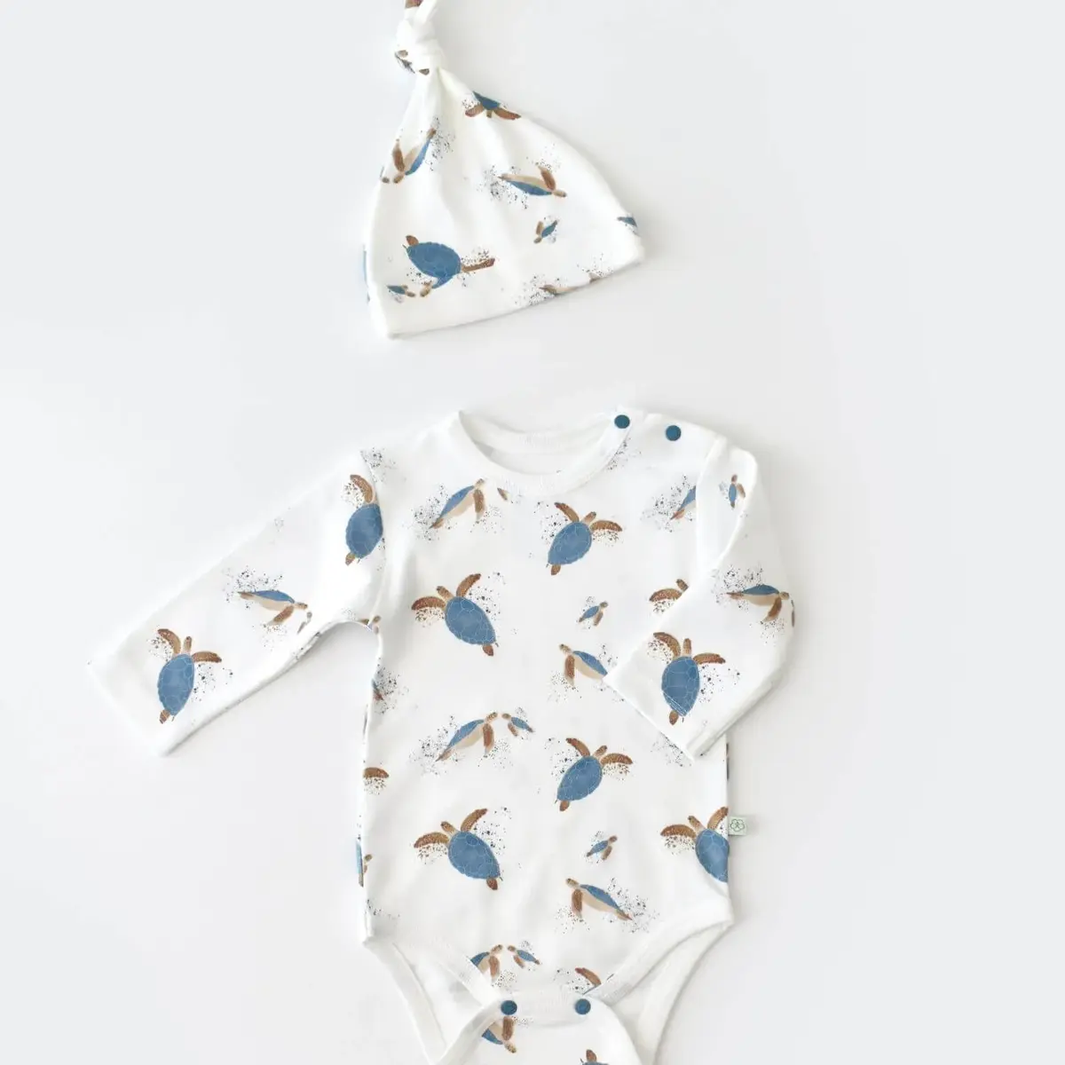 Bibaby Organik Tulum Takımı Tüllü Caretta In Live Taş - İndigo