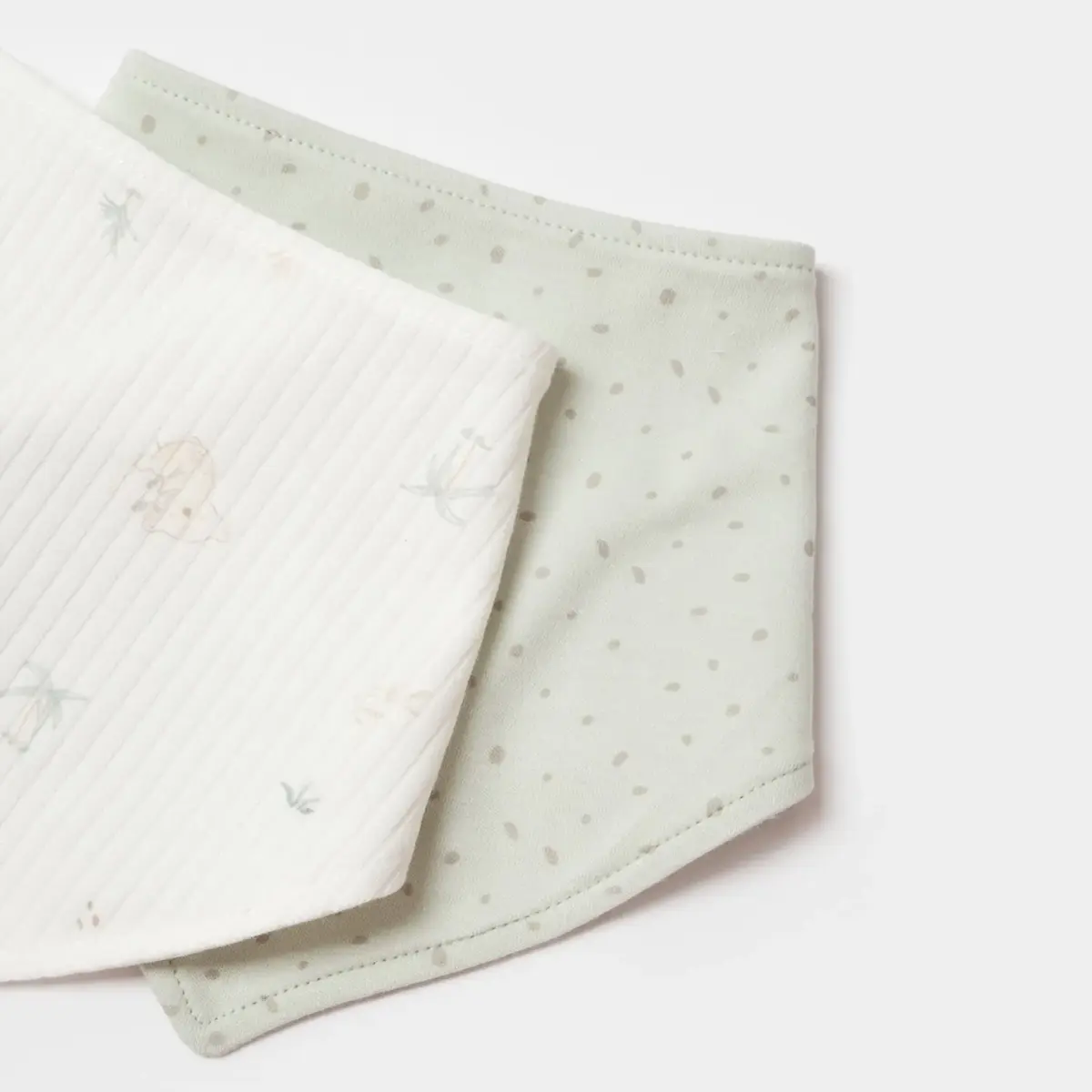 Bibaby Organik Önlük 2li Koala Jungle Mint