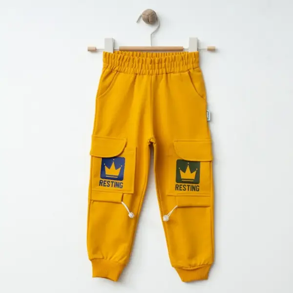 Winimo Eşofman Altı Resting Baskılı Hardal