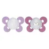 Chicco Physio Comfort Silikon Emzik 2li 16+ Ay Kız