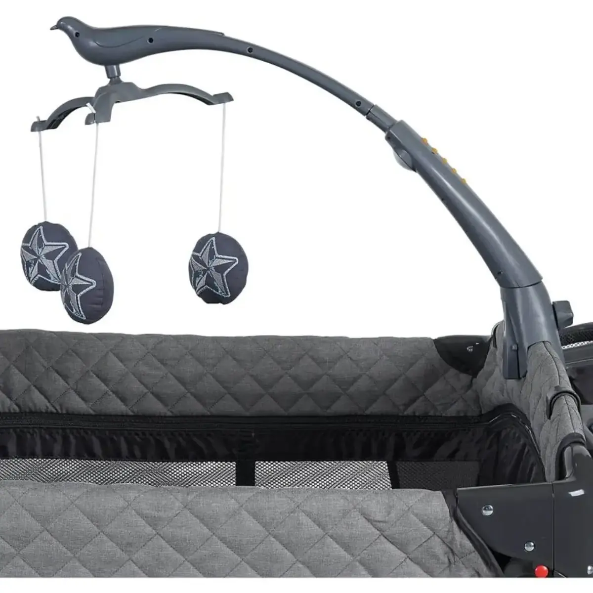 Prego 8040 Miami Premium Anne Yanı Oyun Parkı 70x120 cm Gri