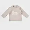 Bibaby Organik Sweatshirt Curly Sheep Bej