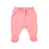Mini Damla Pantolon Patikli Penye Pembe
