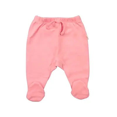 Mini Damla Pantolon Patikli Penye Pembe