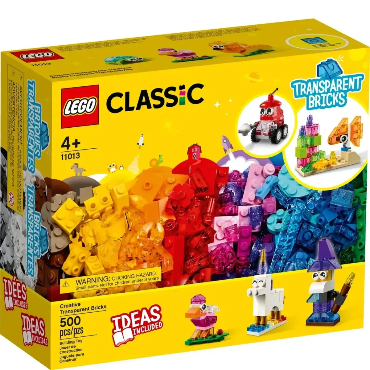 LEGO Classic Yaratıcı Şeffaf Yapım Parçaları 11013