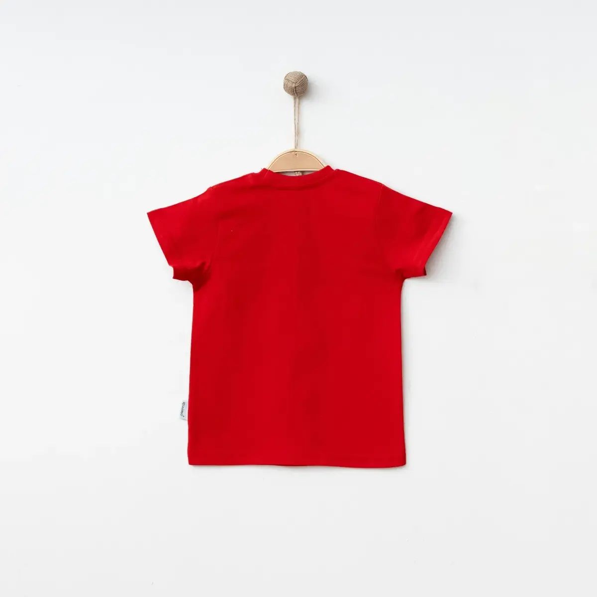 Winimo T-Shirt Ay Yıldız Baskılı Kırmızı
