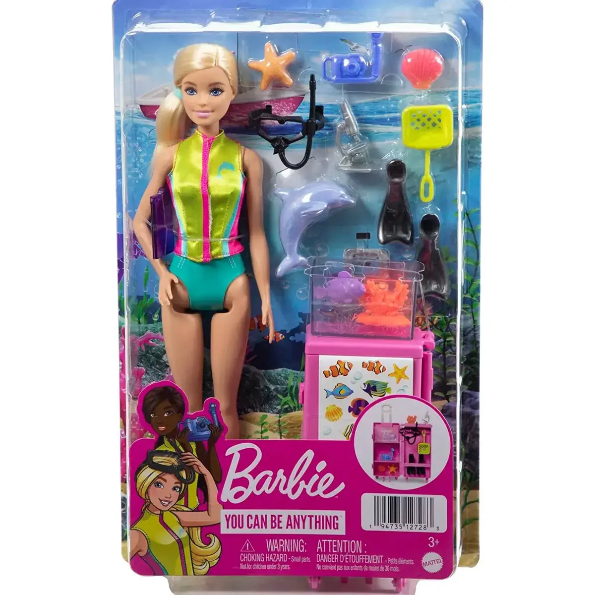 Barbie Deniz Biyoloğu Oyun Seti