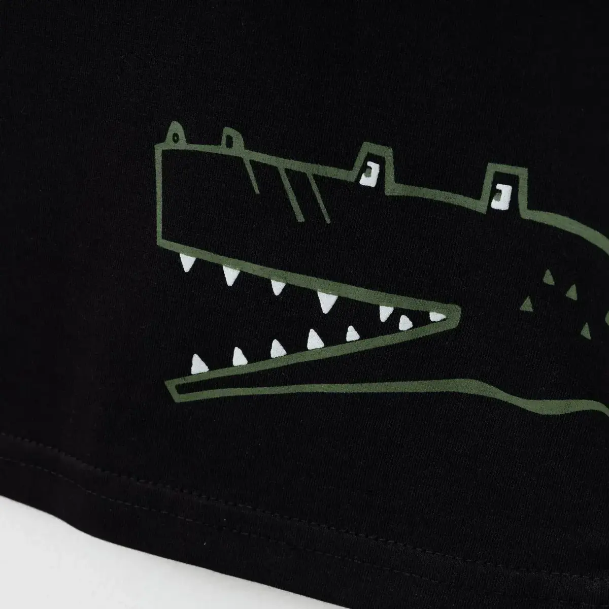 Bebolly T-Shirt Snap Baskılı Siyah