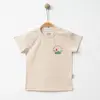 Winimo T-Shirt Otobüs Baskılı Bej