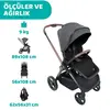 Chicco Mysa Bebek Arabası Black Satın