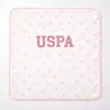 U.S. Polo Battaniye Beyaz