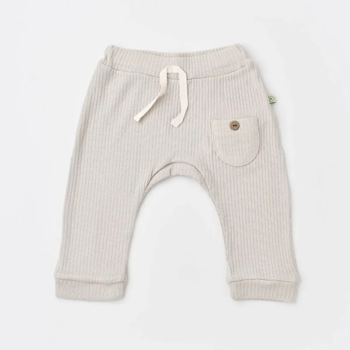 Bibaby Organik Pantolon Patiksiz Soft Modal Gri