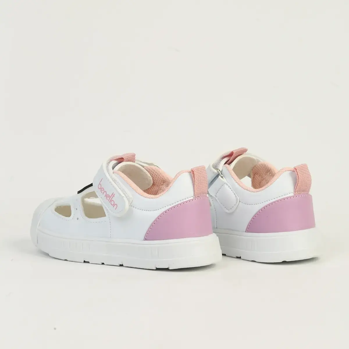 Benetton Sandalet Beyaz - Pudra
