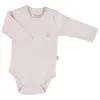 Bibaby Organik Body Uzun Kol Basic Nature Pembe