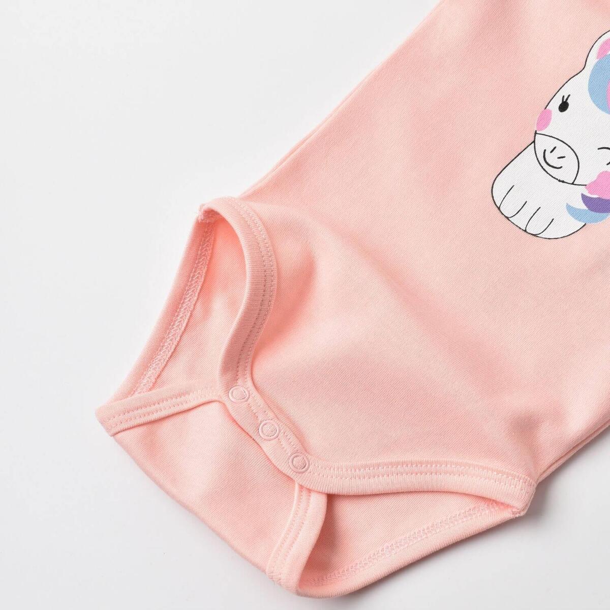 Bibaby Body Kısa Kol Summer Special Pembe