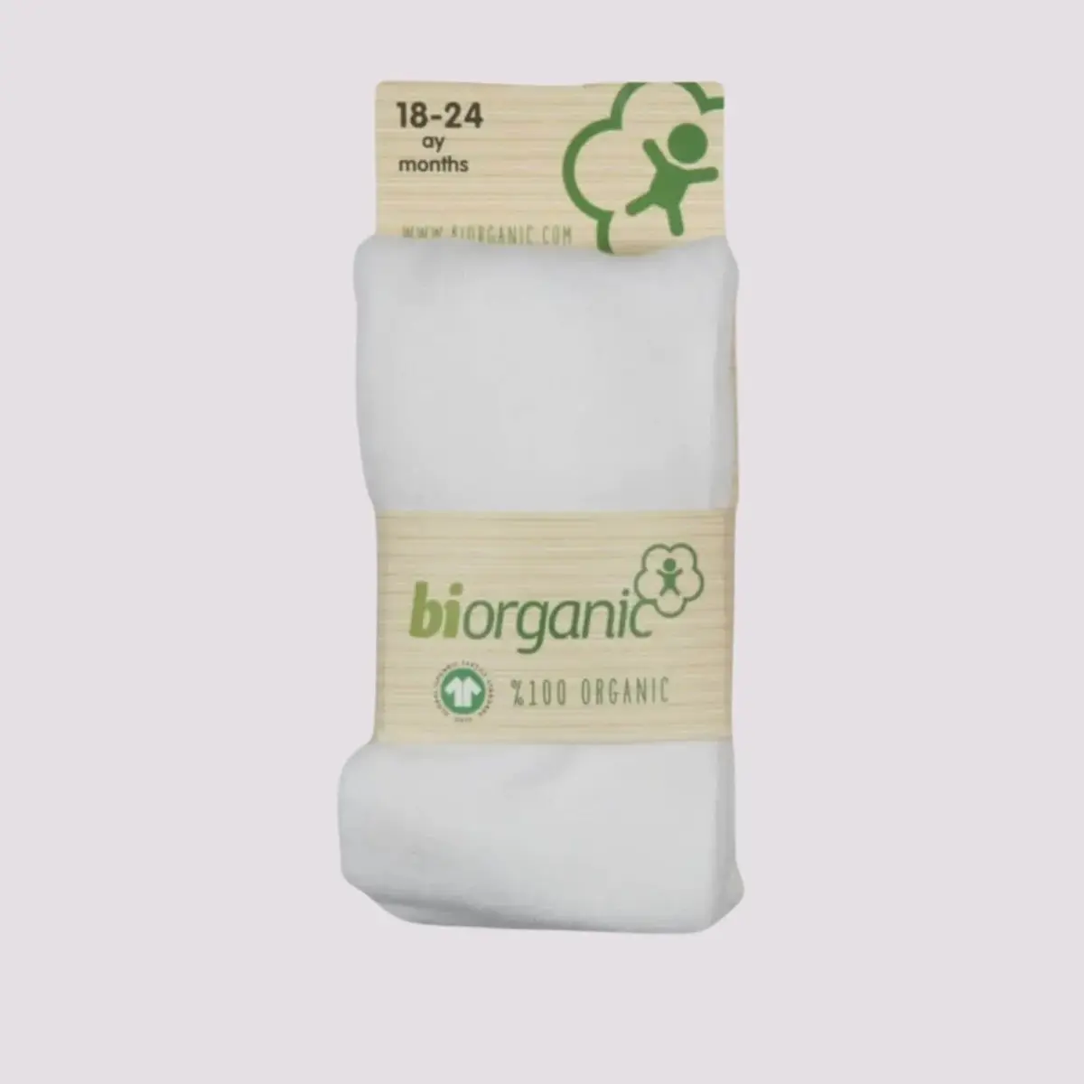 Bibaby Organik Çorap Külotlu Basic Ekru Bibaby Organik Çorap Külotlu Basic Ekru