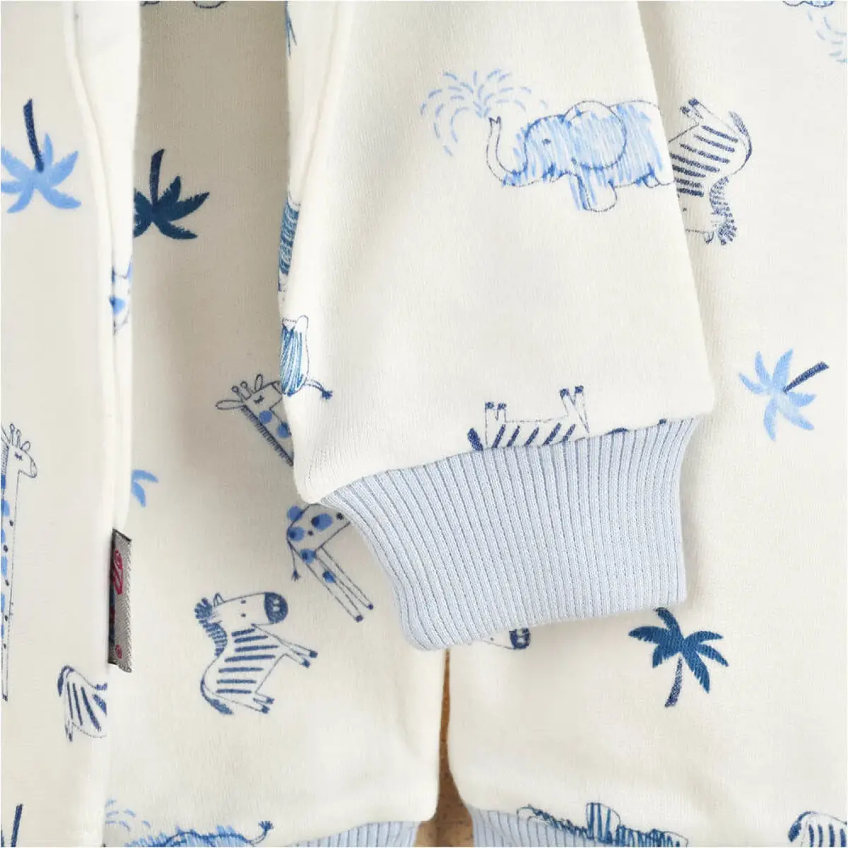 Rany Baby Kids Pijama Takımı Safari Mavi