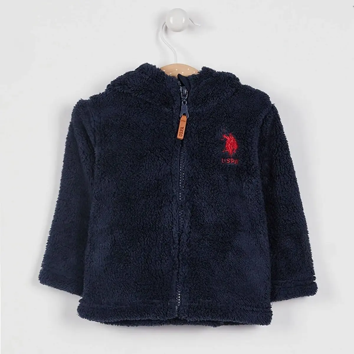 U.S. Polo Hırka Kapşonlu Lacivert