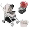 Chicco Duo Love Up Travel Sistem Bebek Arabası Beige