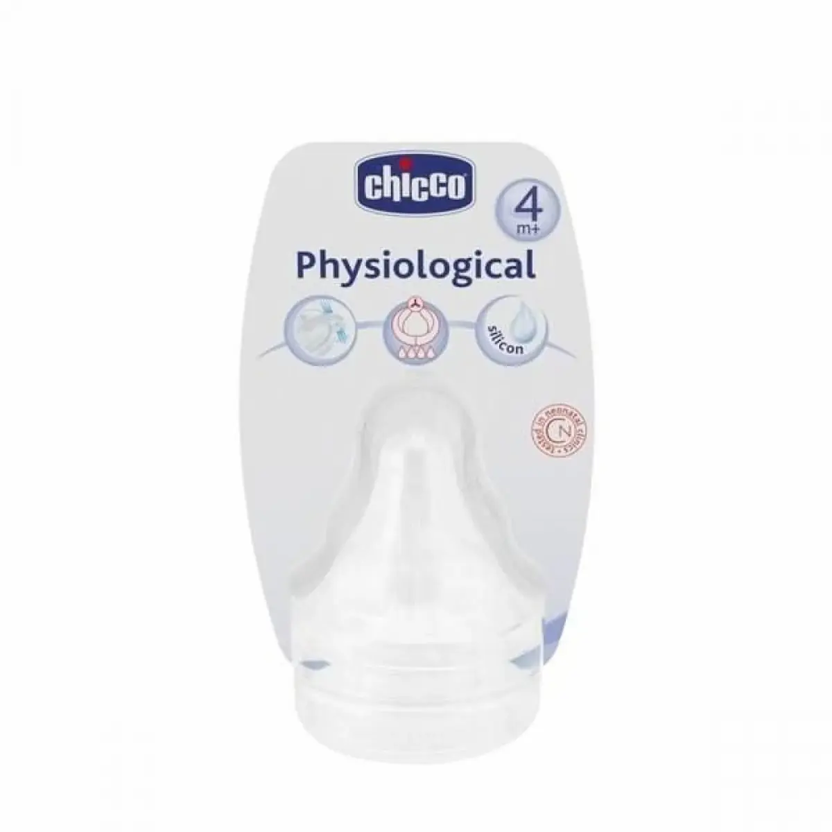 Chicco Biberon Başlığı Silikon 2li 4 Ay +
