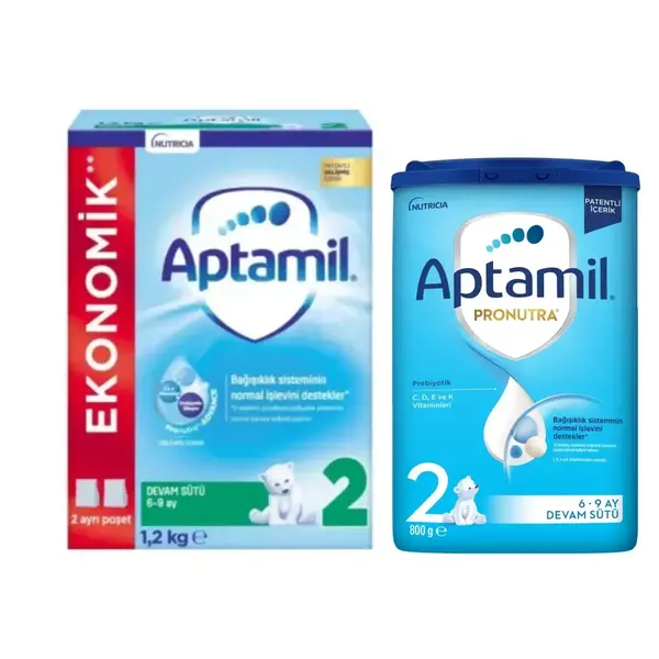 Aptamil 2 Devam Sütü 1200 Gr +800 gr 