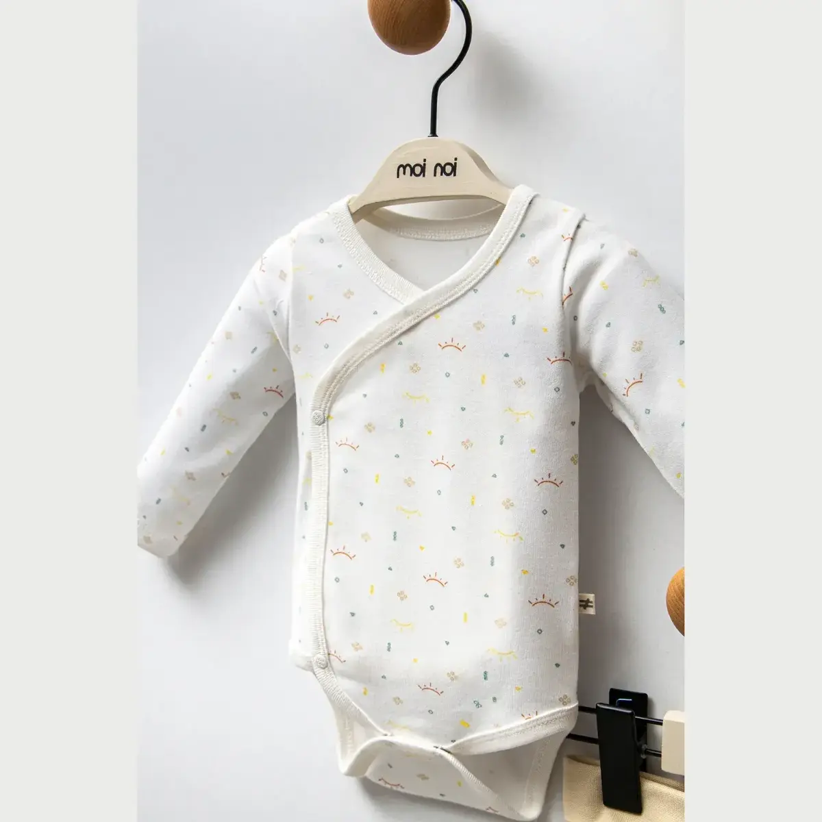 Moi Noi Organik Zıbın Takımı Şapkalı