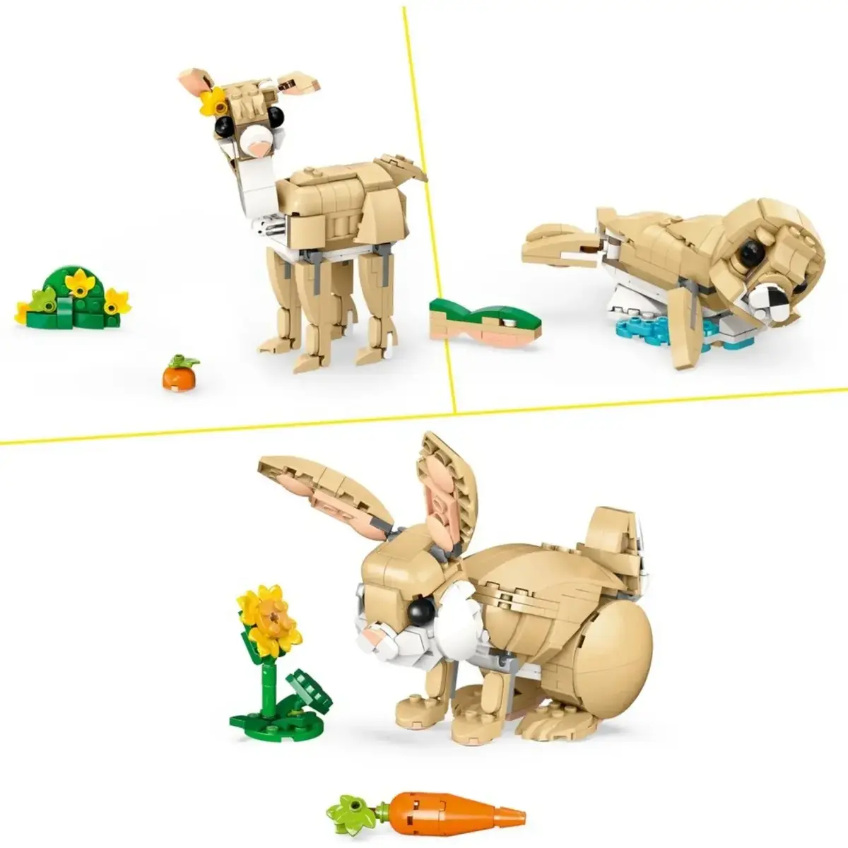 LEGO Creator 3’ü 1 Arada Sevimli Tavşan 31162