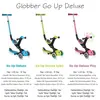 Globber Go Up Deluxe Işıklı Scooter Yeşil