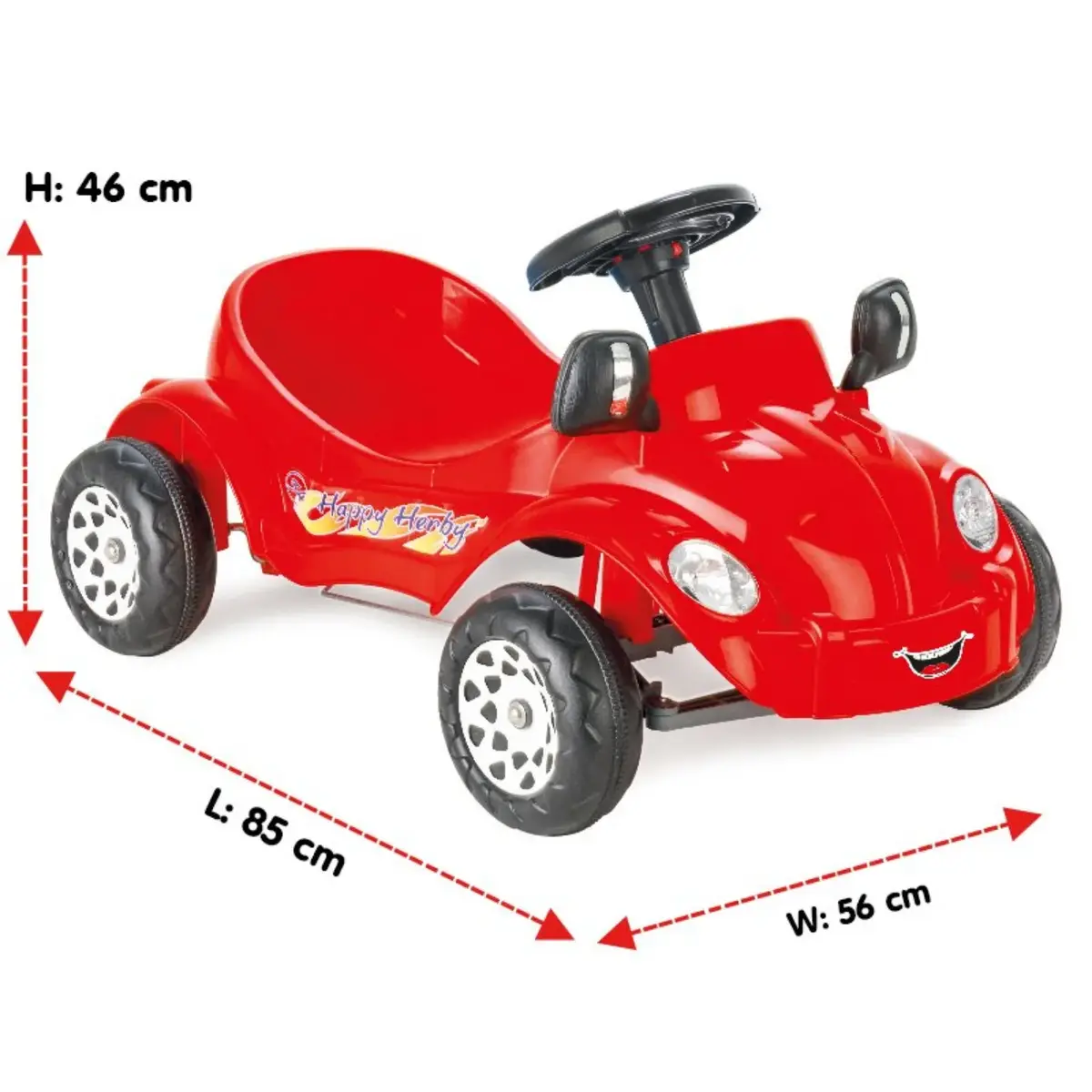Pilsan Happy Herby Pedallı Araba Mavi