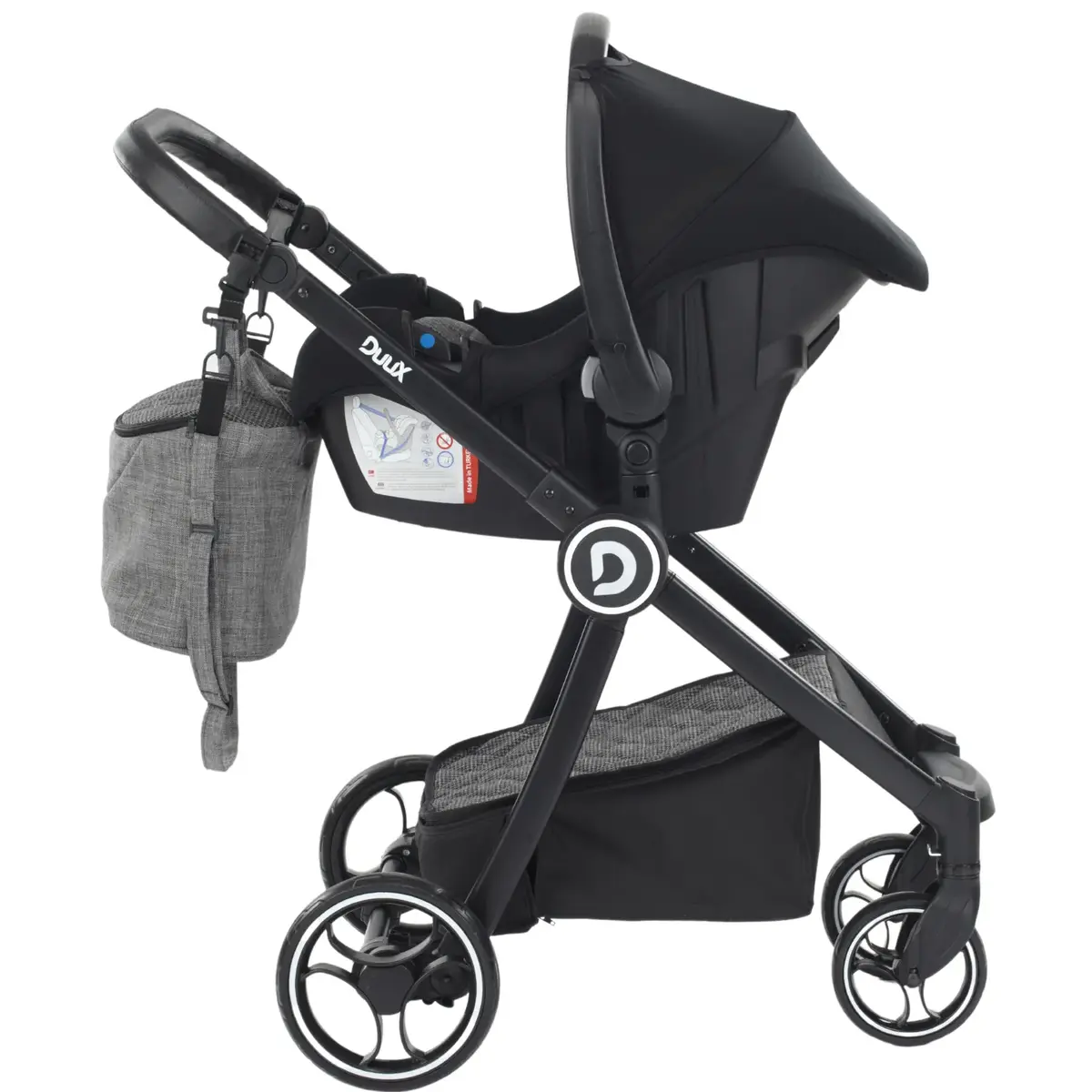 Duux Gator Travel Sistem Bebek Arabası Anthracite