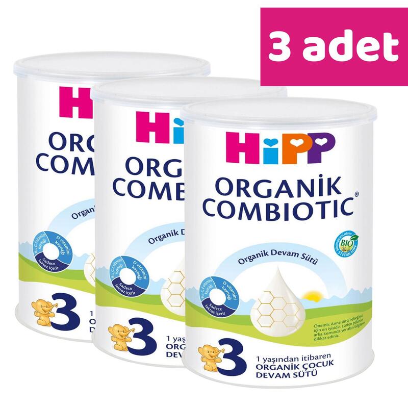 Hipp 3 Organik Combiotic Devam Sütü 350 gr x3