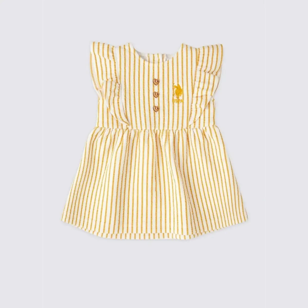 U.S. Polo Elbise Krem