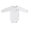 Bibaby Organik Body Rabbit Girl Cepli Ekru - Pembe